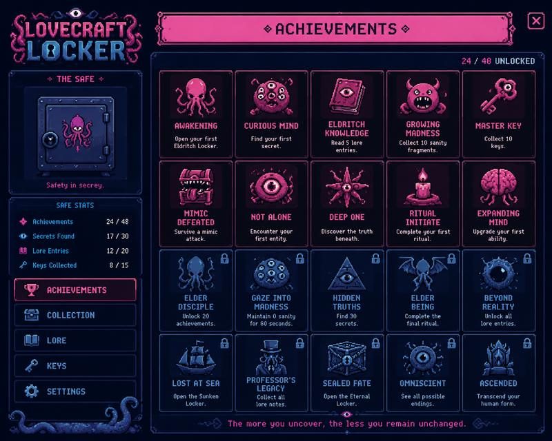 Lovecraft Locker 操作界面 资料图 7